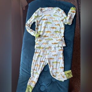 Angel Dear Green Dinosaur Pajama Set